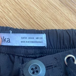 Berksha black parachute pants!